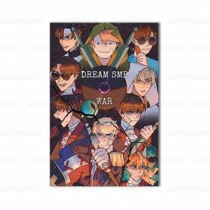 Плакат Dream SMP с рисунком искусственного аниме, Холщовый плакат, для гостиной, двери, спальни, версия без рамки