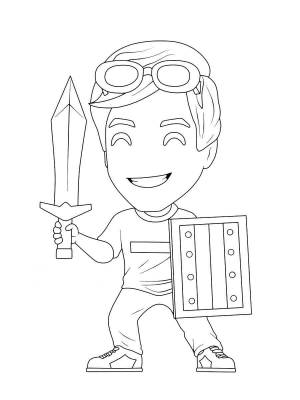 Раскраски Dream SMP