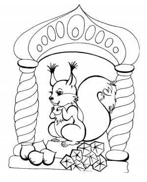 Раскраски она, Раскраска Гидра и рыцарь Персонажи из сказок