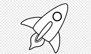 Rocket Drawing Spacecraft Black and white, Хиппи Дог с, угол, белый, лицо png