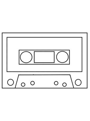 Раскраски Кассета