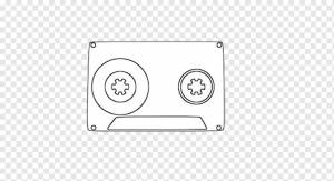 Иллюстрация компакт-кассеты, записывающая кассета, угол, белый, электроника png