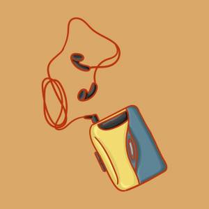 Старомодный кассетный плеер