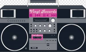 черный бумбокс, кассетная кассета Boombox Compact, кассетный магнитофон ретро, электроника, ретро, ​​ретро шаблон png