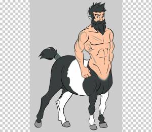 Конский рисунок Кентавр Гном Иллюстрация, Кентавр с, лошадь, легендарное существо, млекопитающее png