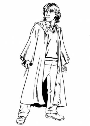 Раскраски кентавр, Раскраска Гарри поттер и кентавр гарри поттер