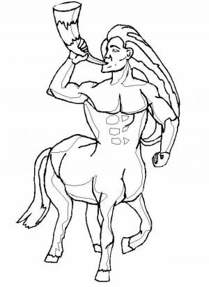 Раскраски Кентавр
