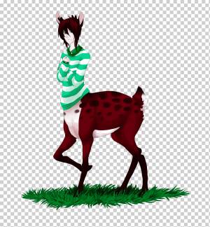 Рисунок оленя Аниме Манга, Кентавр, млекопитающее, животные, чиби png