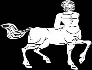 Кентавр раскраска