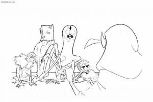 Раскраски Скромник