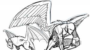 как нарисовать крылья ангела