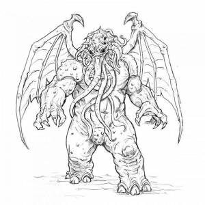 Раскраски Ктулху