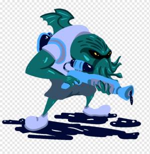 Сплатун Ктулху Фан арт Рисование, ктулху, другие, nintendo, позвоночные png