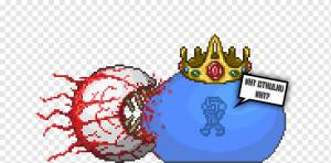 Terraria Minecraft Пиксель арт, мозг Ктулху, текст, босс, оружие png