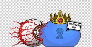 Terraria Minecraft Пиксель арт, мозг Ктулху, текст, босс, оружие png