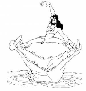 Капитан Крюк и крокодил