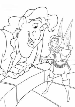 Раскраска «Зарина и Джеймс Крюк»