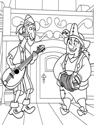 Детские картинки Джейк и пираты Нетландии для раскрашивания