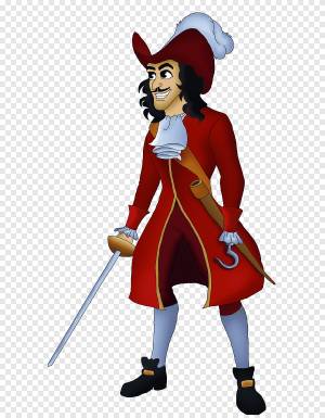 Капитан Крюк Тинкер Белл The Walt Disney Company Рисование персонажа, анимация, капитан, вымышленный персонаж png