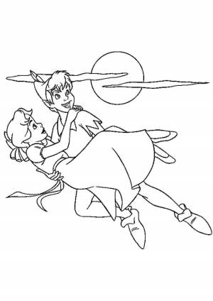 Раскраски, Питер Пен и Капитан Крюк