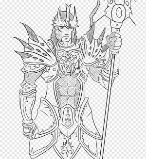 Line art Лига Легенд Рисование Изобразительное искусство, Лига Легенд, белый, монохромный, симметрия png