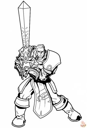 Раскраски League of Legends для печати