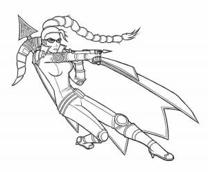 Раскраски Лига легенд