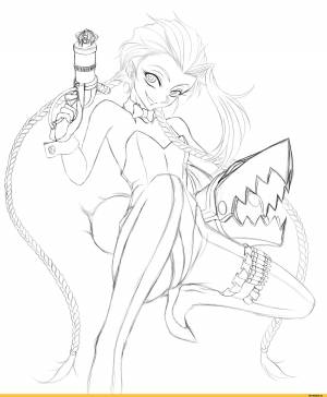 Раскраска лига легенд