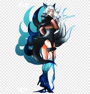 Лига Легенд Ари Твитч Фантастика Девятихвостая лиса, Лига Легенд, легендарное существо, комиксы png