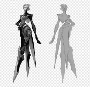 Лига Легенд Рисование Концепт-арт Эскиз, Концепт, Автомобиль, игра, монохромный, человек png