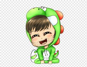 Майнкрафт Пиксель арт Майнон Моб Чиби, Чиби Рисование YouTube Супермен, ребенок, лицо, лист png