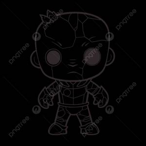 рисунок Funko Pop книжка раскраска с рисунком супергероя вектор PNG , книжный рисунок, рисунок крыла, рисунок супергероя PNG картинки и пнг рисунок для й загрузки