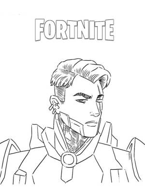 Раскраски Мидас Fortnite