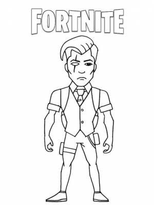 Раскраски Мидас Fortnite