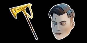 Fortnite Midas Skin Golden King Pickaxe курсор пак