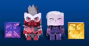 Shadow Midas Cosplay Papercraft Mini-Foldable