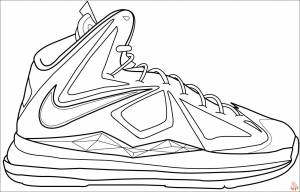 Наслаждайтесь раскрашиванием любимых кроссовок Nike с помощью Nike Coloring Pages