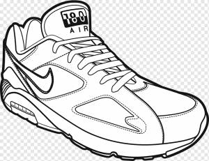 Nike Air Max Sneakers Баскетбольная обувь, Nike, белый, млекопитающее, монохромный png