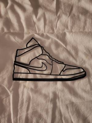 Файл STL AIR JORDAN 1 SILHOUETTE-NIKE ・3D-печатная модель для загрузки・Cults