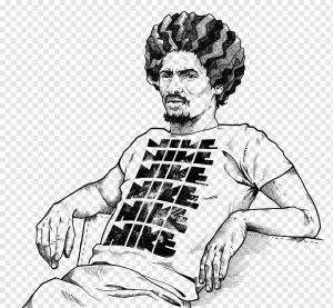Nike Рисование Одежда Air Jordan Sketch, Nike, рука, монохромный, голова png