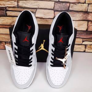 Кроссовки мужские NIKE AIR JORDAN 1 LOW Прошиты! Легкие, дышащие, удобные! Практичная повседневная обувь для отдыха и спорта