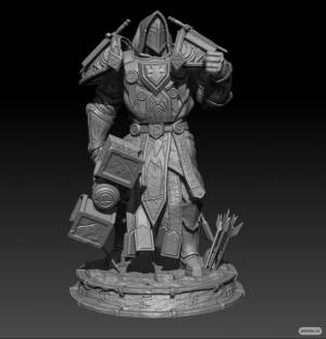 Паладин из World Of Warcraft