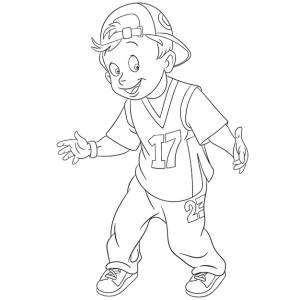 Милый забавный хип-хоп певец