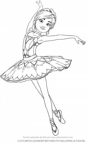 Cute Ballerina Coloring Pages PDF Ideas