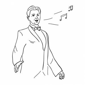 раскраски детские с разными профессиями раскраски для детей с певцами