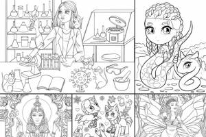 Нарисую раскраску для детей и взрослых за 500 руб