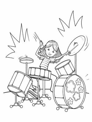 Раскраски Музыкант