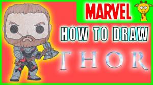 Thor Drawing From Avengers 4 Эндшпиль