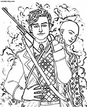 Umbrella Academy coloring pages