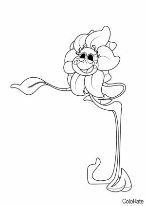 Раскраска Дейзи показывает направление